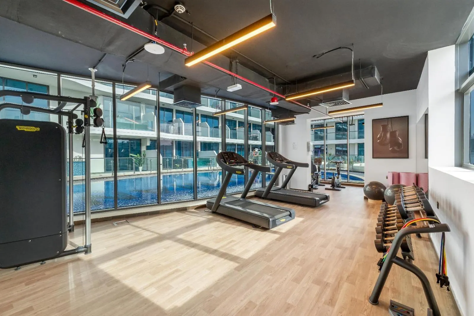 Apartmán Chic One-Bed Haven W Pool & Gym Heart Of Dubaj Spojené arabské emiráty